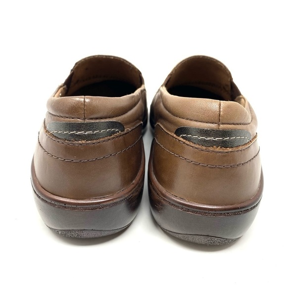 Aravon Danielle Dark Brown leather casual slip on shoes NARROW - Picture 5 of 9